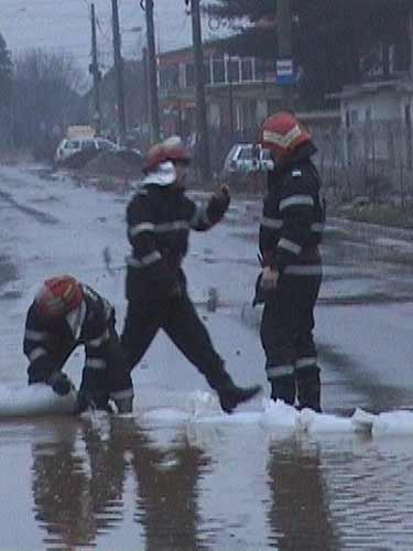 Foto Inundatii in cartiere Baia Mare